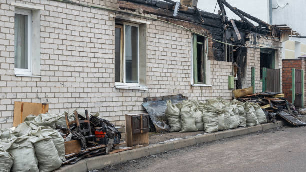 Professional Fire Damage Removal technician working in Afton, MN
